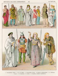 Kleidung der Briten, Gallier und Germanen, aus 